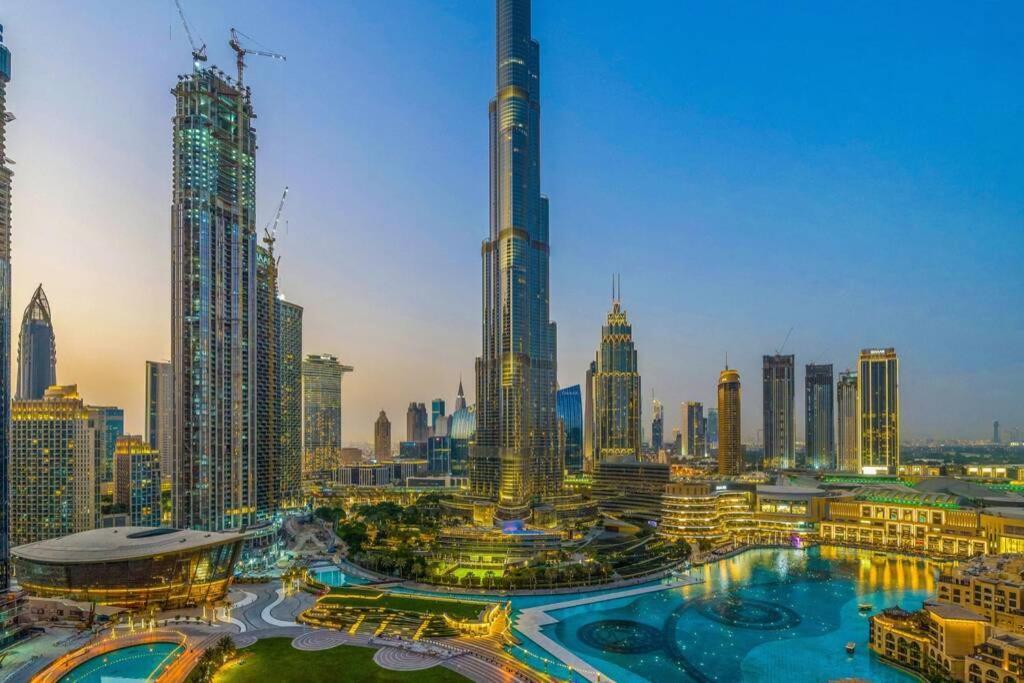 Spectacular Burj & Fountain View - Luxurious 3 Bedrooms & Maids Room - The Residences Dubai Eksteriør bilde