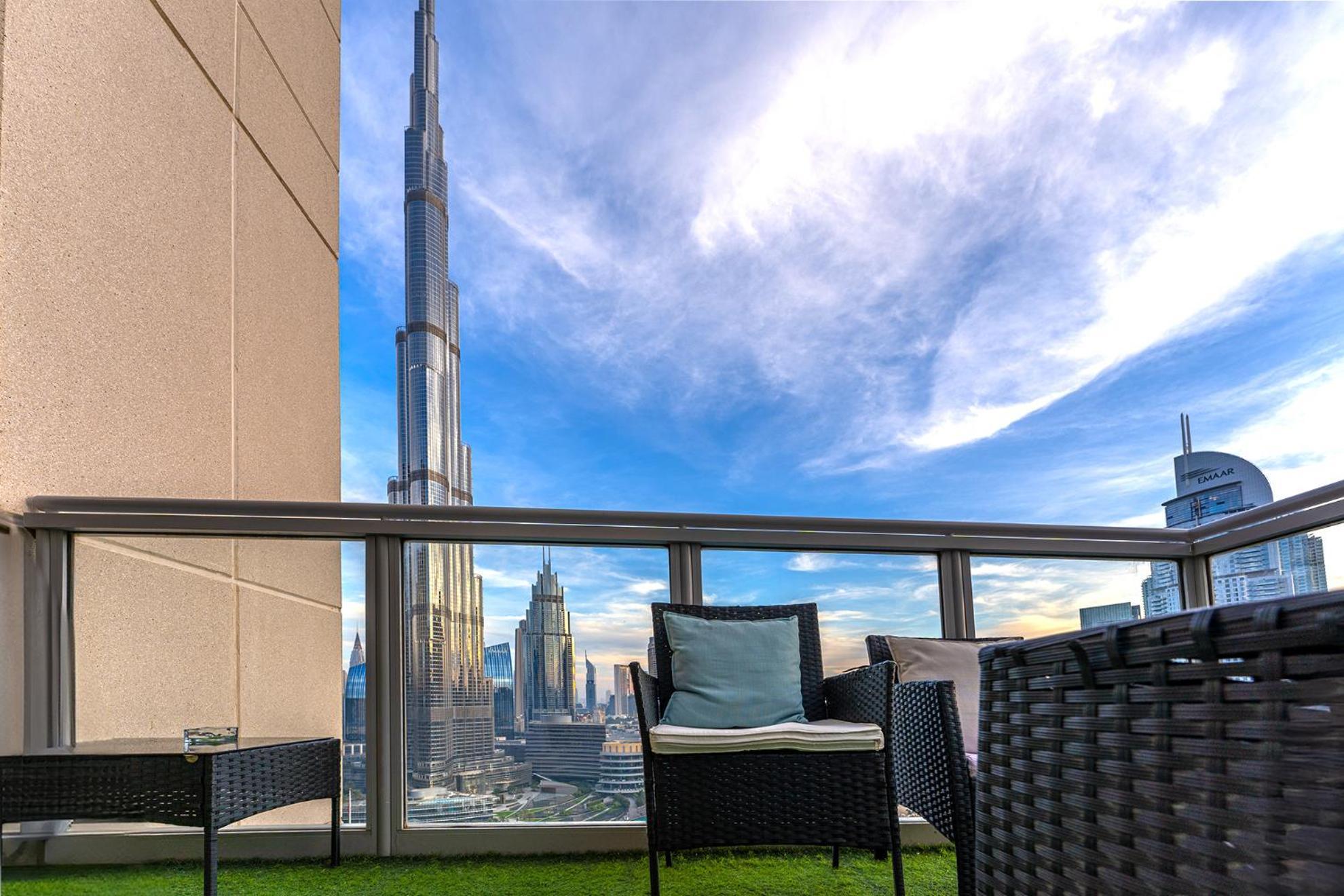 Spectacular Burj & Fountain View - Luxurious 3 Bedrooms & Maids Room - The Residences Dubai Eksteriør bilde