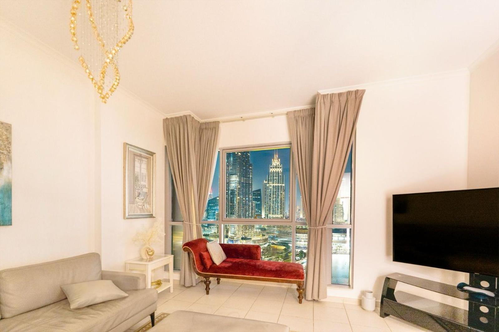 Spectacular Burj & Fountain View - Luxurious 3 Bedrooms & Maids Room - The Residences Dubai Eksteriør bilde